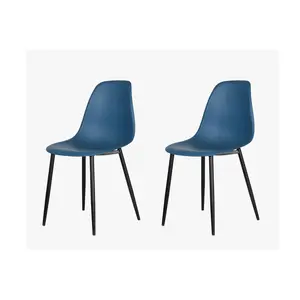 Kalie PAIR of Dining Chair (Set of 2) Blue