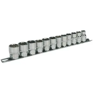 12 PACK Socket Set - 3/8" Metric Square Drive - 12 Point WallDrive High Torque