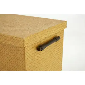 Pandanus Natural Bamboo Storage Boxes