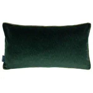 Paoletti Torto Velvet Piped Feather Rich Cushion