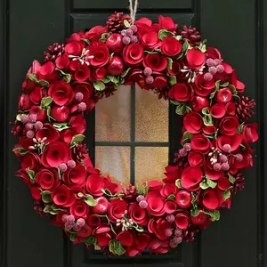 Preserved Rose 42cm Wreath