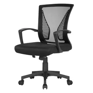 Mid-back Mesh Office Chair Black