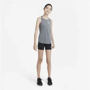 Nike Pro Older Kids' (Girls') Shorts - Black - Polyester/Elastane