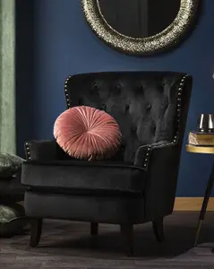 Armchair VIBORG II Velvet Black