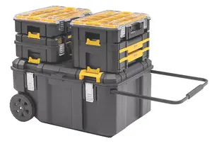 Dewalt DWST60809-1 5PC TSTAK Rolling Job Chest Toolchest Tool Box Stackable