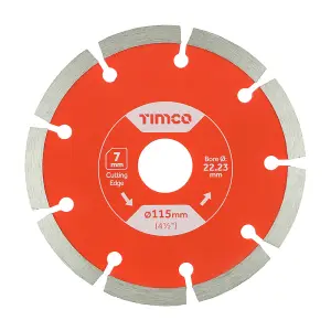 TIMCO General Purpose Diamond Blade Segmented  - 115 x 22.2