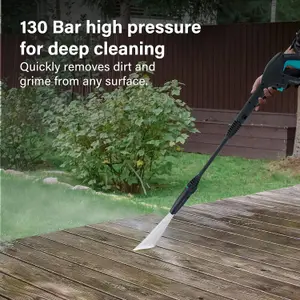 1600W Pressure Washer Portable Jet Washer High 130 Bar Electric Power Adjustable