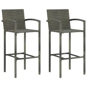 Evaan Ebern Designs Bar Set Grey