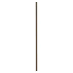 ColourFence Standard Square Post for Free Standing or Change In Direction ColourFence Fencing - 2.4m/7.9ft High in Brown.