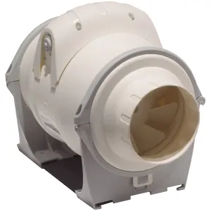 In-Line Mixed Flow Extractor Fan with 2 Adjustable Speed Controls - IP44 Rated (150mm)