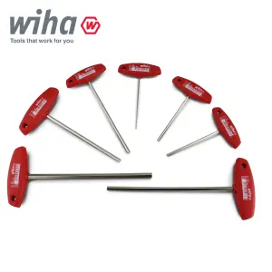 Wiha L Key Allen Key Hex T Handle With Stand 8pc Set 5 Year WARRANTY 00953