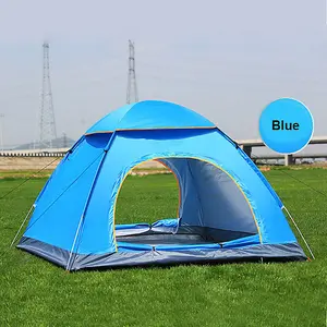 Blue Portable Pop-Up Waterproof Camping Tent Suitable for 2-3 people