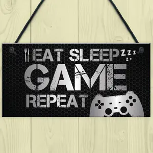 Novelty Gaming Sign Gift For Son Dad Brother Christmas Birthday Gift Idea Gamer Gift