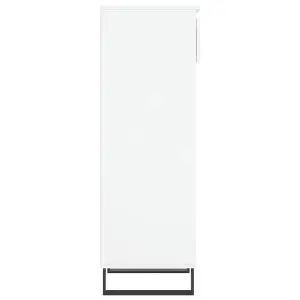 Berkfield Shoe Cabinet White 40x36x105 cm Engineered Wood