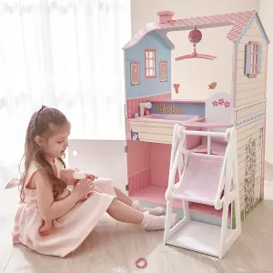 Teamson Kids - Olivia's Classic Doll Changing Station Dollhouse-pink