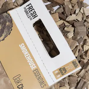 Fresh Grills Smokehouse Essentials Wood Chips 0.7kg -Oak