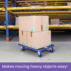 Move-It Large Dolly Heavy-Duty Trolley, 450kg Load Capacity for Moving Warehouse Office Furniture Appliances Equipment