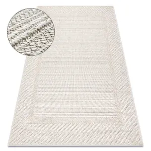 Carpet JERSEY 19261 beige - Frame, structural, loop BOHO  80x150 cm