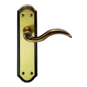 Wentworth Latch Door Handle Florentine Bronze