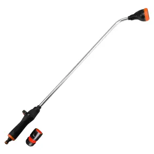 8-Function Watering Lance 83cm - Long Reach, Multi Jet Nozzle Lawn, Garden, Car Wash & Hanging Baskets - Includes Hose Connector