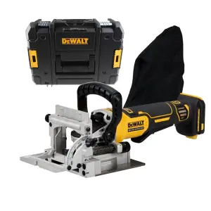 Dewalt DCW682NT 18v XR Brushless Biscuit Jointer Bare TSTAK Case + 100 Biscuits