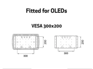 Multibrackets M VESA Super Slim Tilt & Turn Plus, for TVs 32-65" - Black