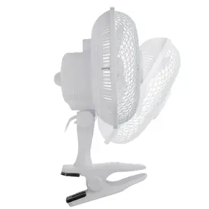 AMOS 6" 2 in 1 Clip on Fan 2 Speed Home Office Air Cooling Desk Fan