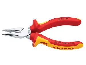 Knipex Knipex 0826145SB Needle-Nose Combination Pliers VDE 1000V 145mm 0826145SB