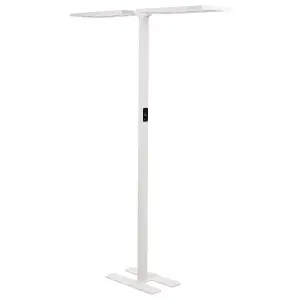 Metal LED Floor Lamp White SCULPTOR