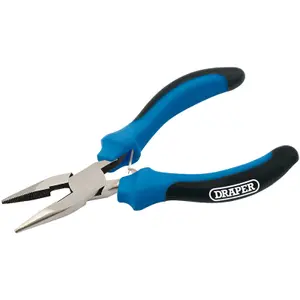 Draper 125mm Soft Grip Long Nose Mini Pliers 12538