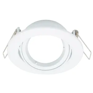 Arlec Single Adjustable Downlight White Finish