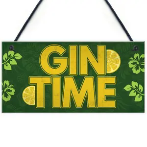 Red Ocean Handmade Hanging Plaque Gift For Gin Lovers Novelty Funny Birthday Keepsake Friendship Gift