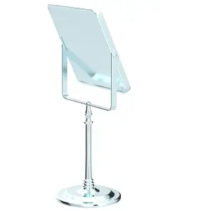 Magnifying Makeup Salon Cosmetic Mirror - Oblong Chrome - BA202H