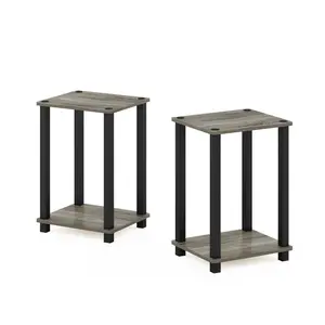 Krenselewski Simplistic Small Side Tables 2 Pieces Set (Set of 2) French Oak