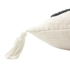 furn. Inka Tufted 100% Cotton Feather Filled Cushion