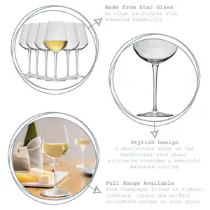 Inalto Uno Red Wine Glasses 470ml / 6