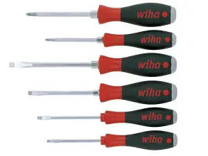 Wiha - SoftFinish SL/PH Hex Blade Screwdriver Set, 7 Piece