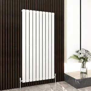 Designer Flat Panel Double Radiator 1600x680 white by MCC