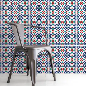 Walplus Marrakech Tile Stickers PVC