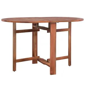 Berkfield Garden Table 120x70x74 cm Solid Acacia Wood