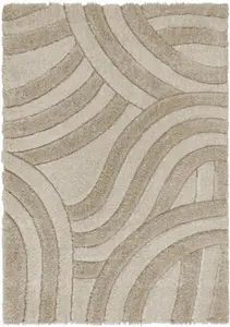 Dunelm Indulgence Dune Rug, Coastal, Size: 80cm X 150cm (2.5ft X 5Ft), Indulgence Dune Natural