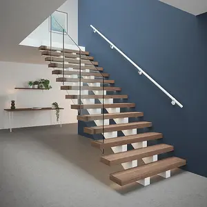 Forgeworks Premium Matt White 3.6m Indoor Stair Handrail Kit - Easy Install all in One Box including brackets and endcaps