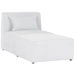 Jumbo Cord Chaise Lounge Off White LEMVIG