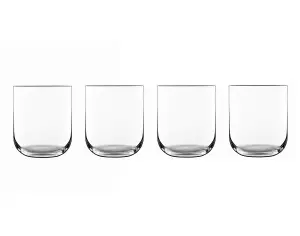 Luigi Bormioli Sublime Clear Round Crystal Modern Durable Glasses Set 450ml Pack of 4