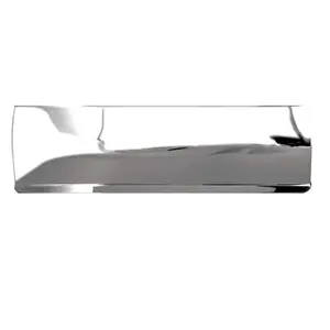 Metal Letter Plate Polished Chrome / 12.7cm H x 40cm W x 1.2cm D