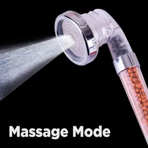 Uppower Shower Head, Ionic Shower Head 3 Modes High Pressure Water Saving Shower Heads