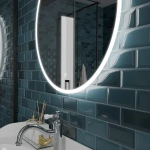 Harper & Harlow 800x800 Aquila LED Illuminated Round Bathroom Mirror