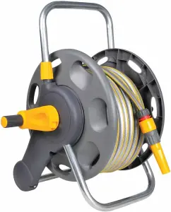 Hozelock 2435 60m Cart Reel with 50m Hose & Fittings