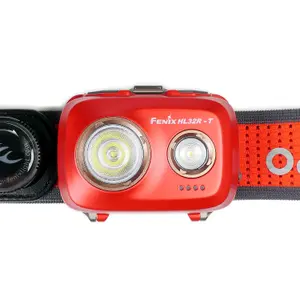 Fenix HL32R-T Red, USB-C Rechargeable Head Torch - 800 lm - 132m Beam - Li-Poly Battery - 3x AAA Compatible - IP66 Weatherproof