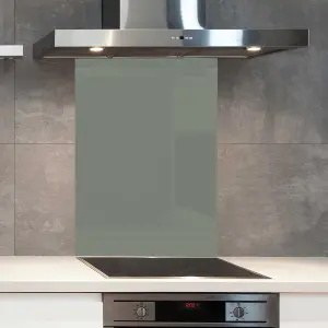 Premium 60cm x 75cm 6mm Glass Green Mouse Tail Kitchen Splashback Toughened